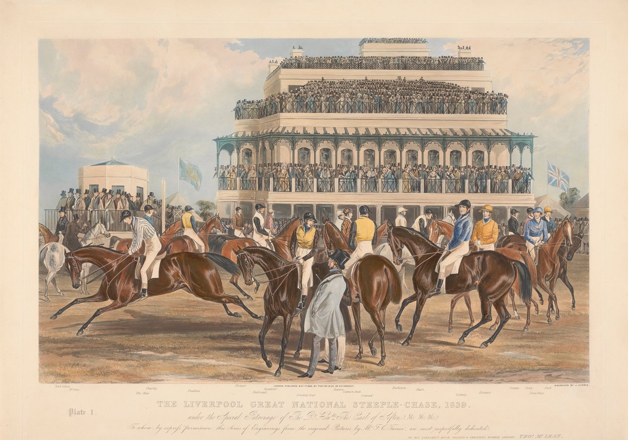 Jedna ze sady čtyř: Liverpool Great National Steeple-Chase od John Harris