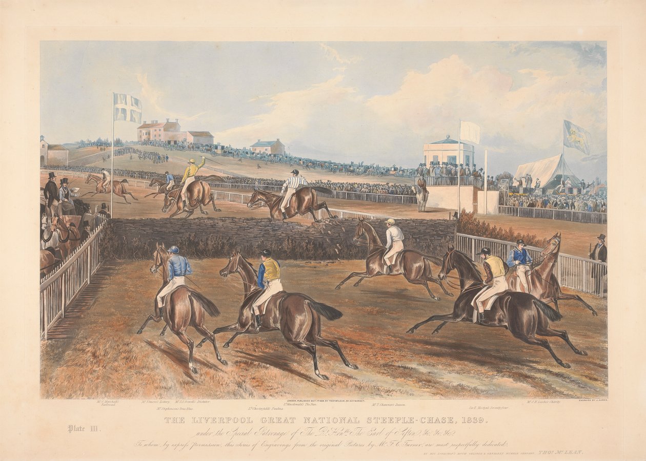 Jedna ze sady čtyř: Liverpool Great National Steeple-Chase od John Harris