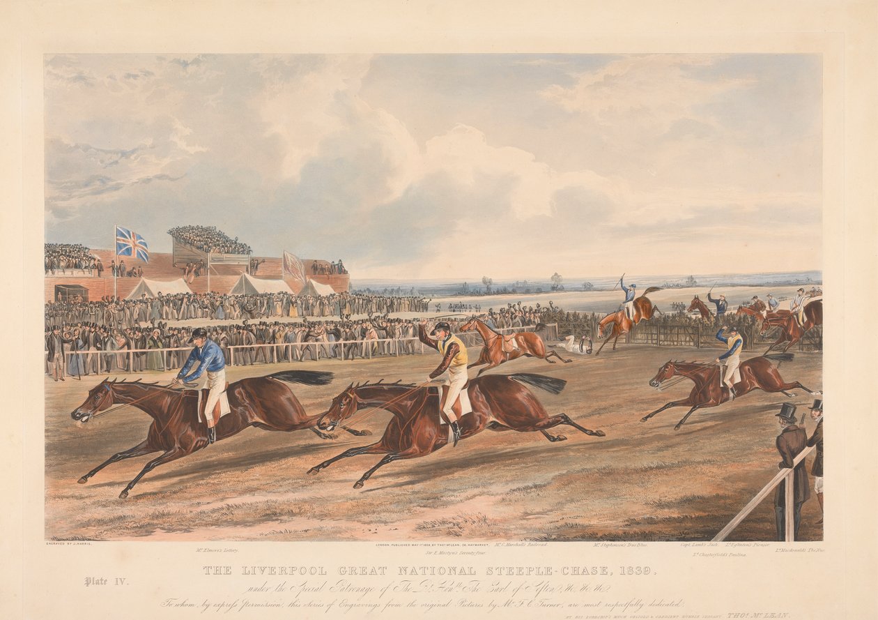 Jedna ze sady čtyř: Liverpool Great National Steeple-Chase od John Harris