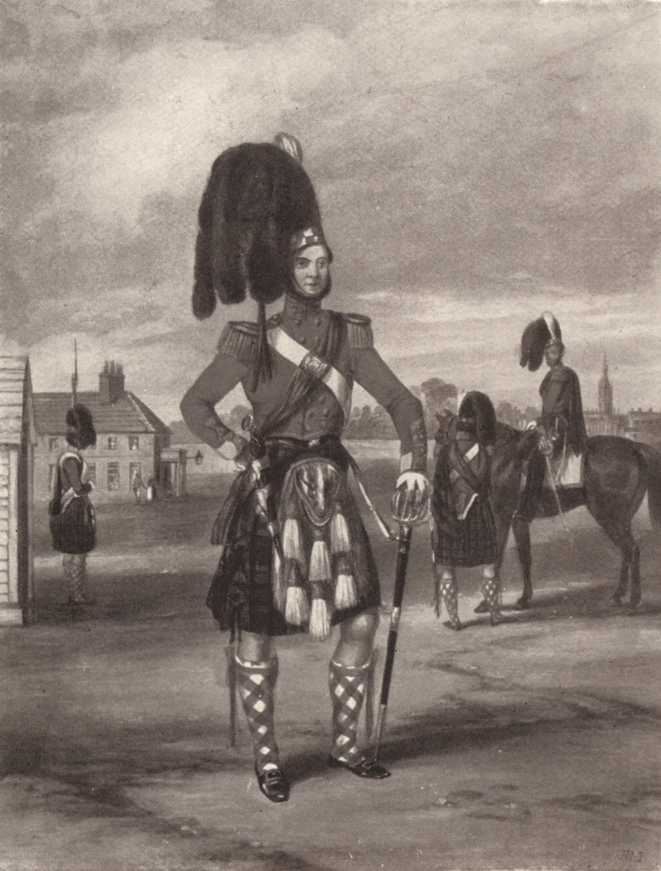 The 93rd Sutherland Highlanders Review Order, c1820-1870, 1909 od John Harris Junior