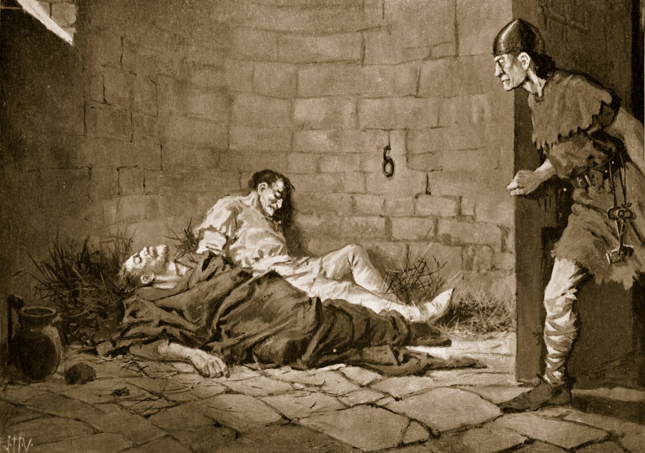 Uvěznění a smrt vévodů Erika a Valdemara, 1318 od John Harris Valda