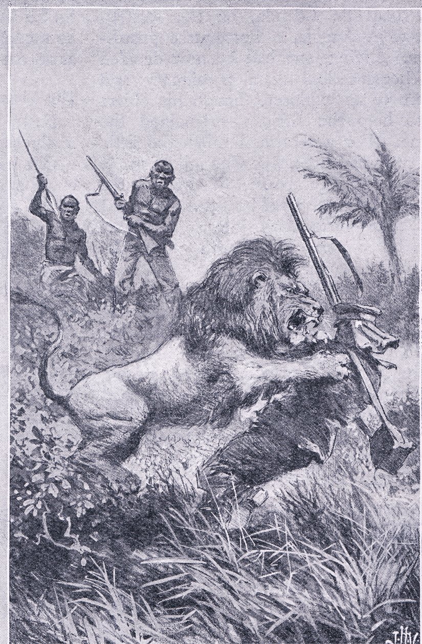 The end of Livingstone, Newnes Pictorial Knowledge vydané nakladatelstvím Newnes, kolem 50. let (litho) od John Harris Valda