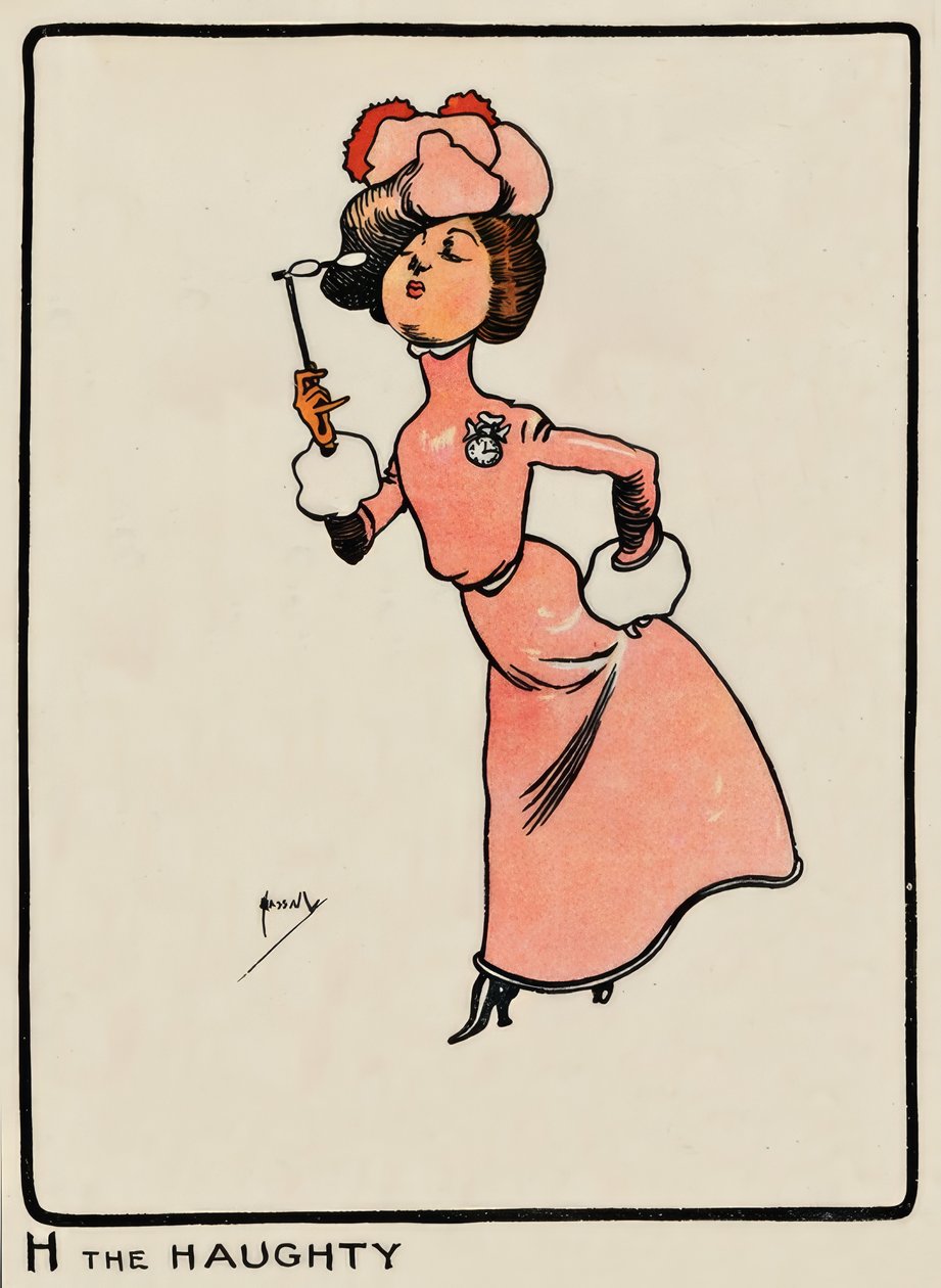 H the Haughty / J. Hassall / Zeichnung, 1903 od John Hassall