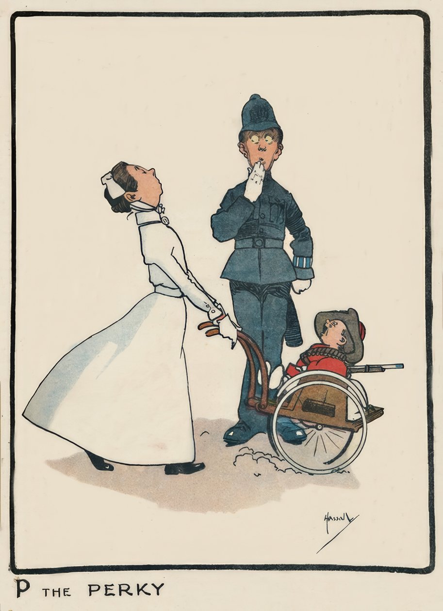 P the Perky / J. Hassall / Zeichnung, 1903 od John Hassall
