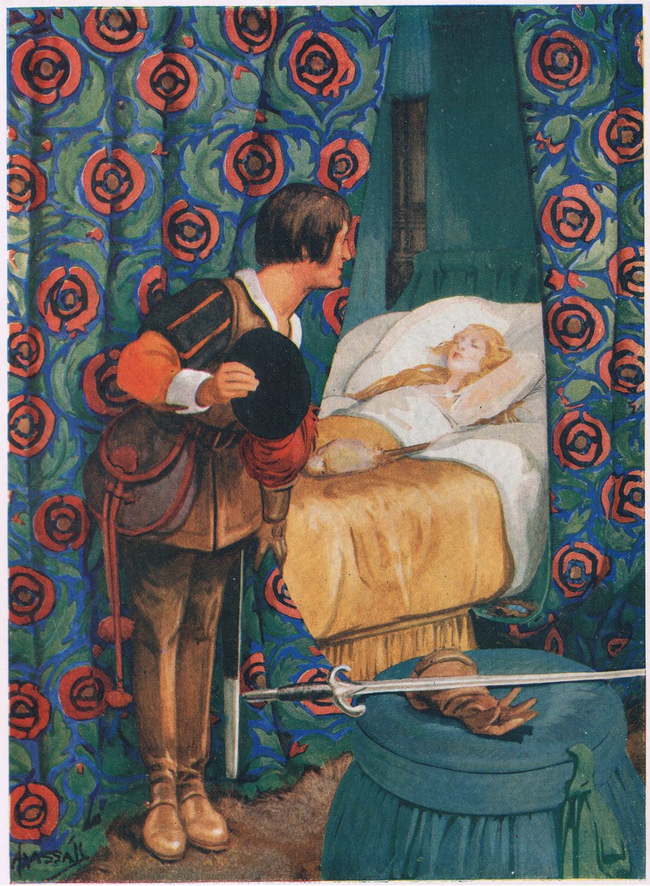 Šípková Růženka (litho) od John Hassall