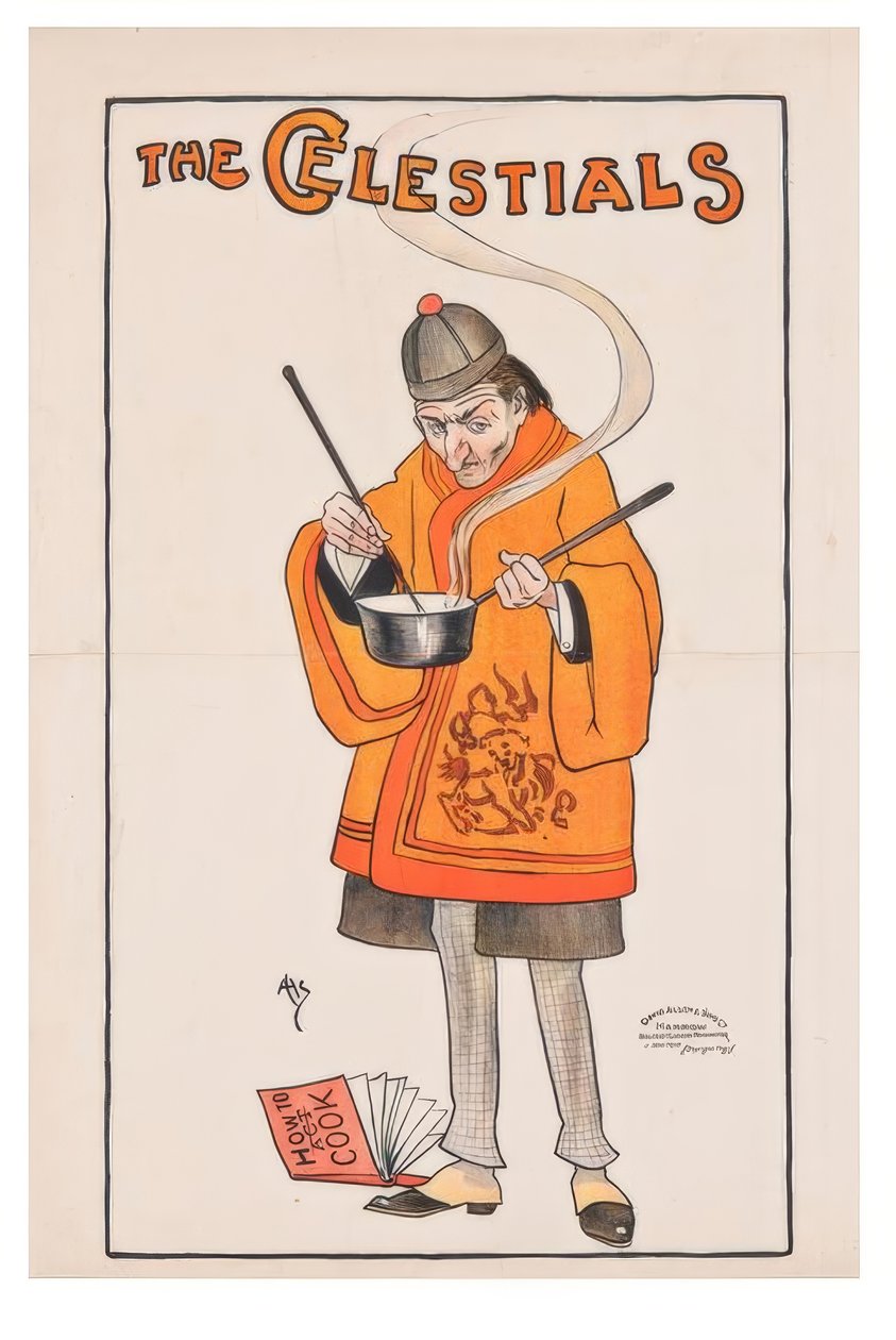 "Nebeští" / J. Hassalls / Plakat, 1895-1899 od John Hassall