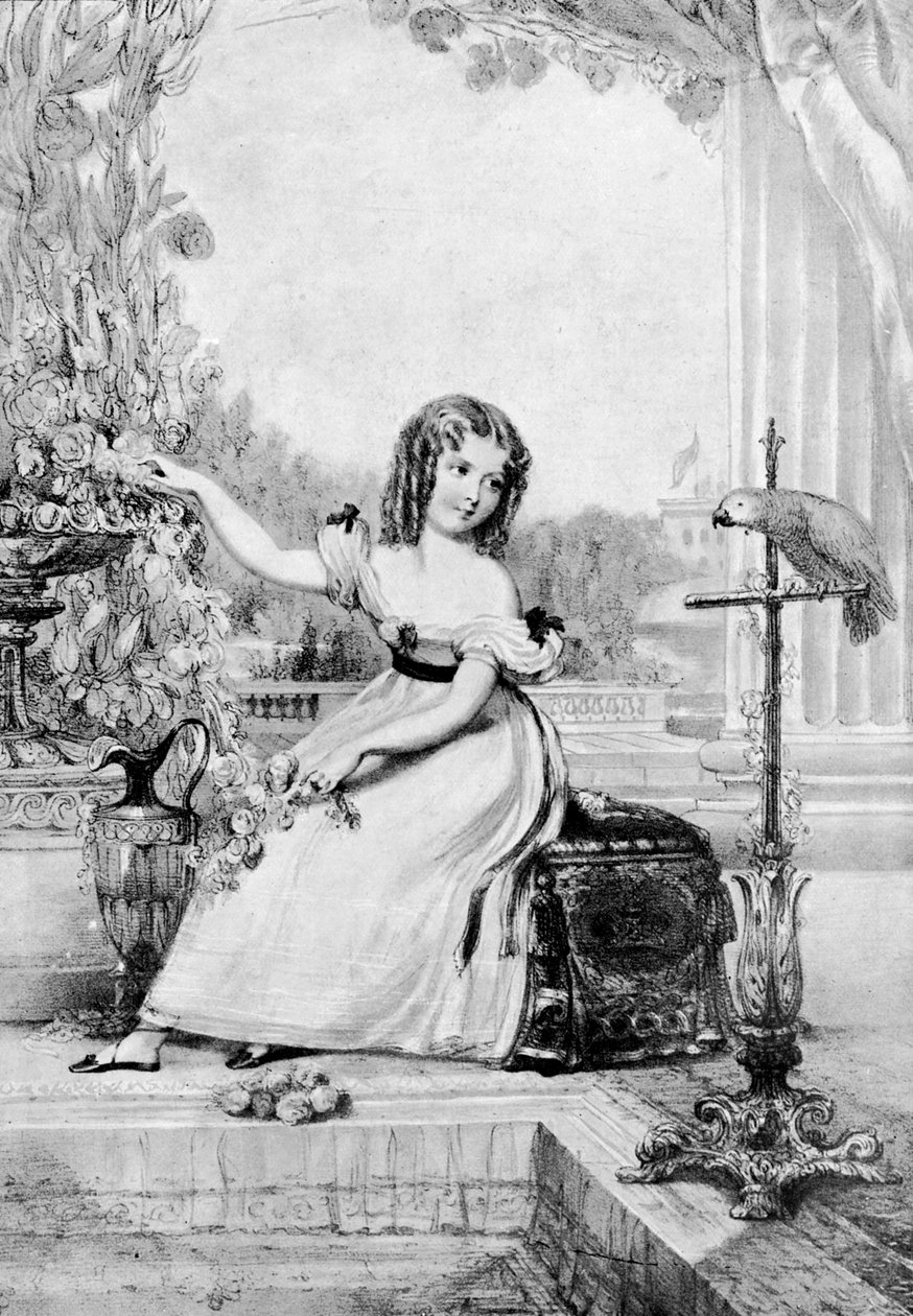Princezna Victoria ve věku jedenácti let, 1901. od John Hayter