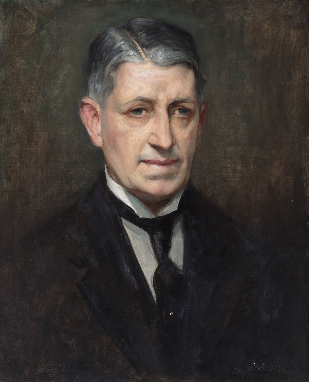 Portrét Fredericka L. M. Griggse, kolem roku 1934 (olej na plátně) od John Henry Amshewitz