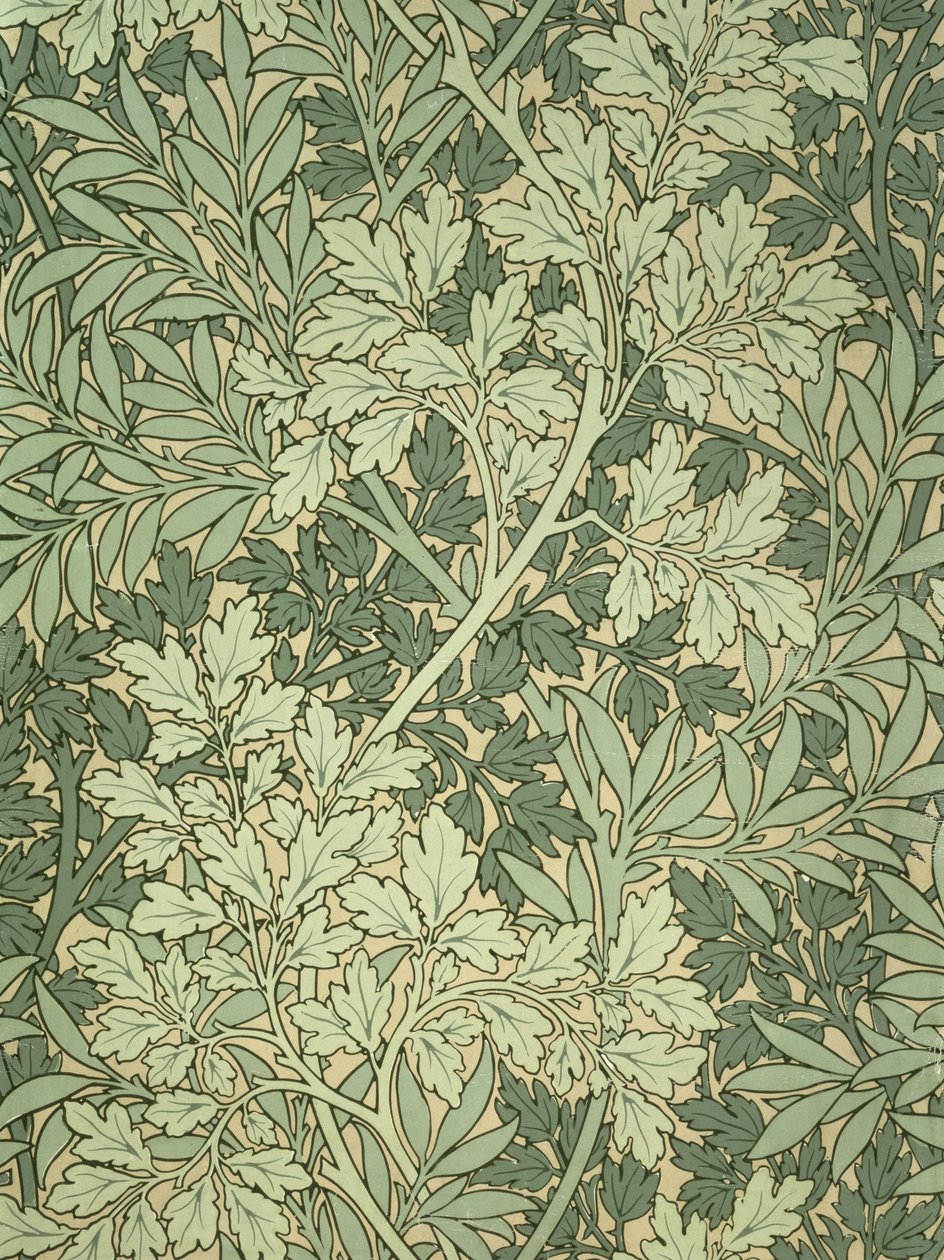 Foliage tapeta, navržená Johnem Henrym Dearlem (1860-1932) pro Morris and Company od John Henry Dearle
