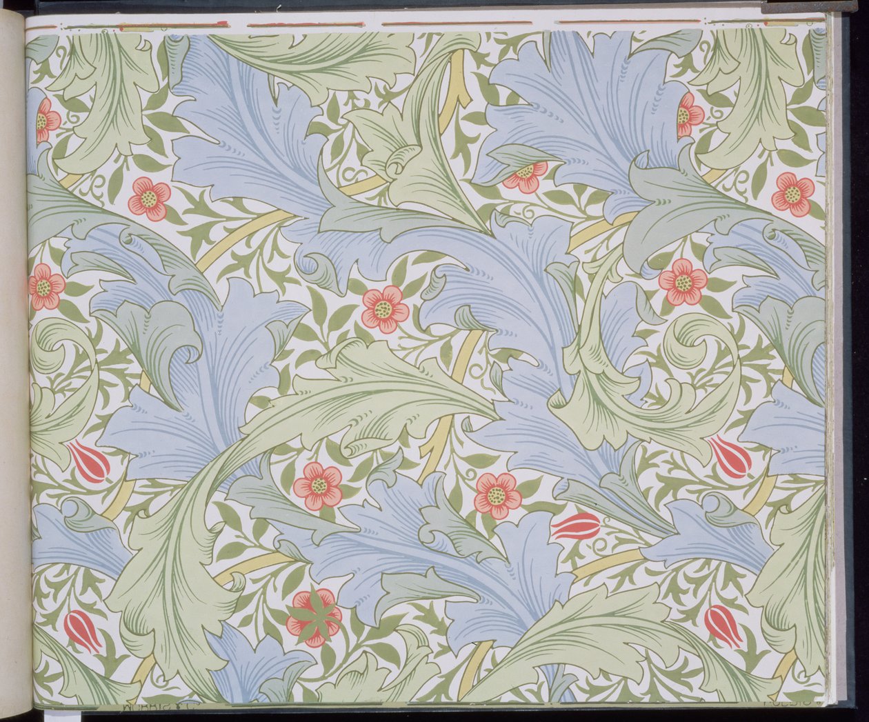 Tapeta Granville, navržená Johnem Henrym Dearlem (1860-1932) pro Morris and Company, 1896 od John Henry Dearle