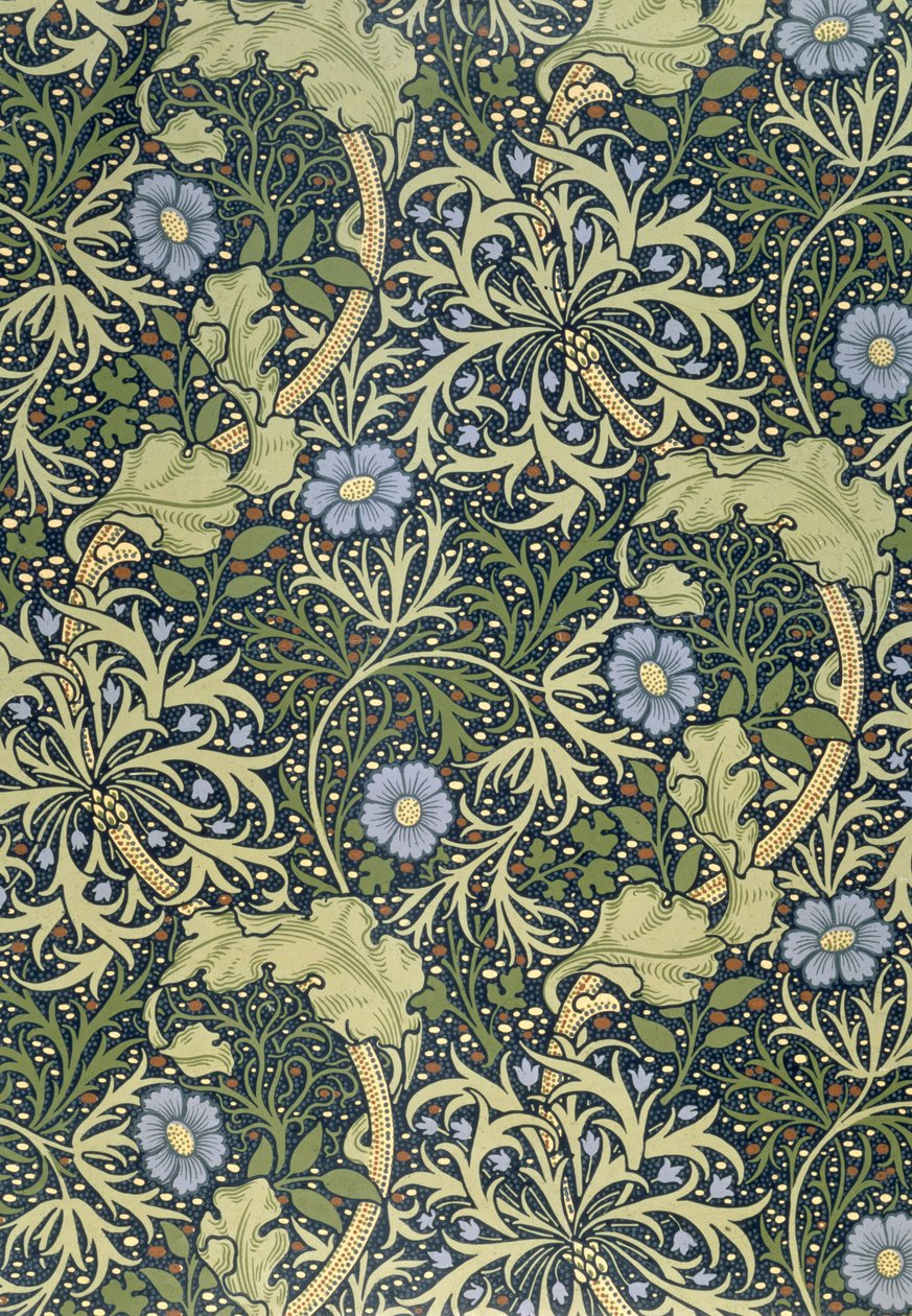 Tapeta z mořských řas, navržená Johnem Henrym Dearlem (1860-1932) pro Morris and Company, 1901 od John Henry Dearle