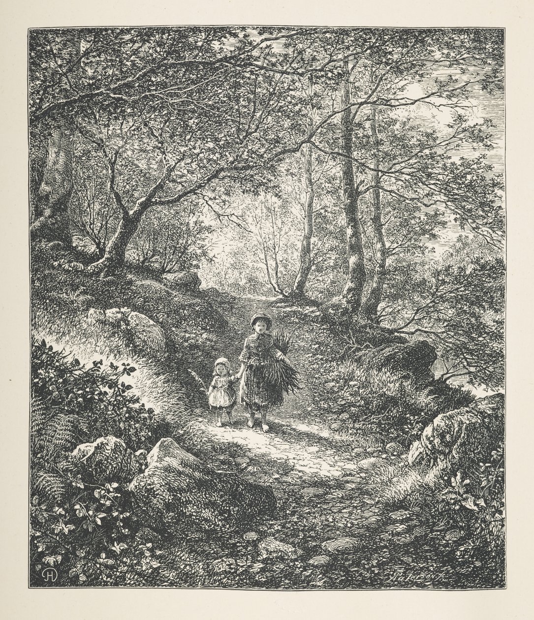 Deska 26. Walking through a wood, from 