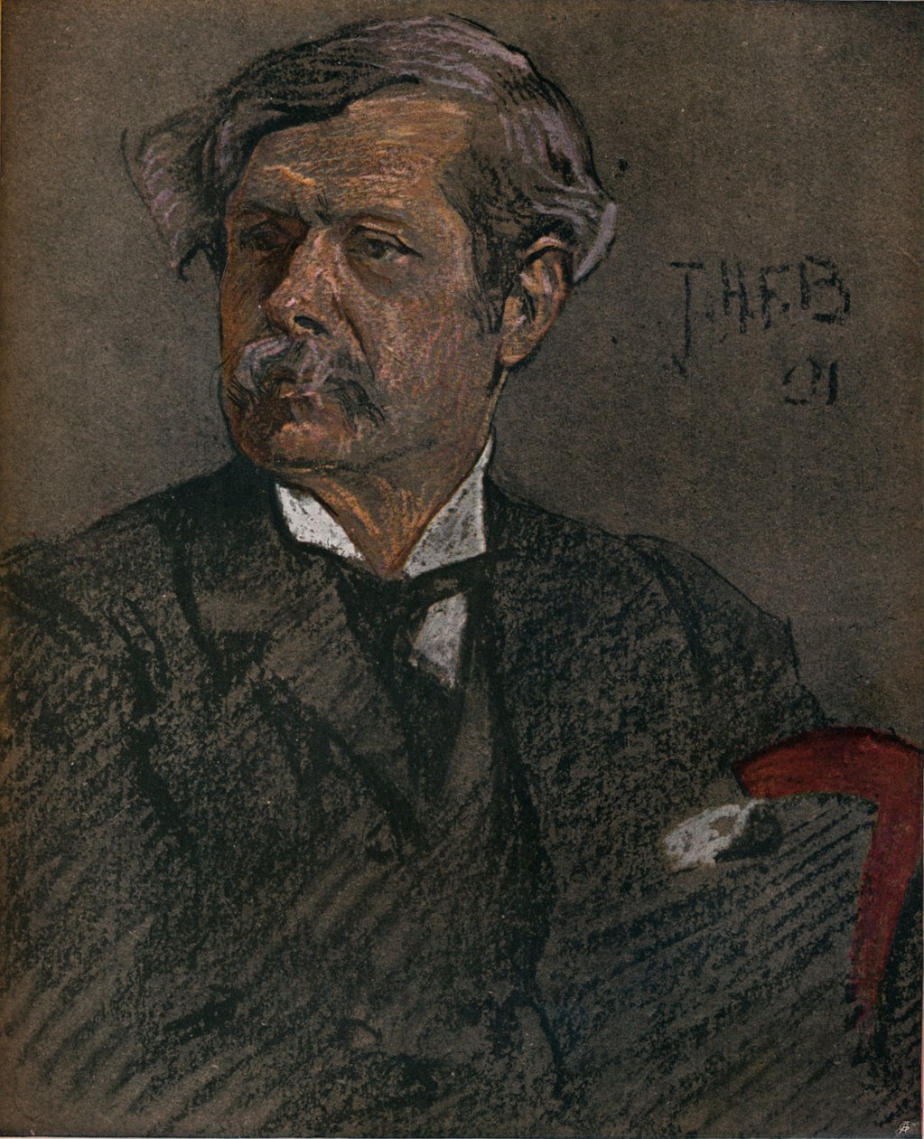 Portrét Alfreda Easta, c1902 od John Henry Frederick Bacon