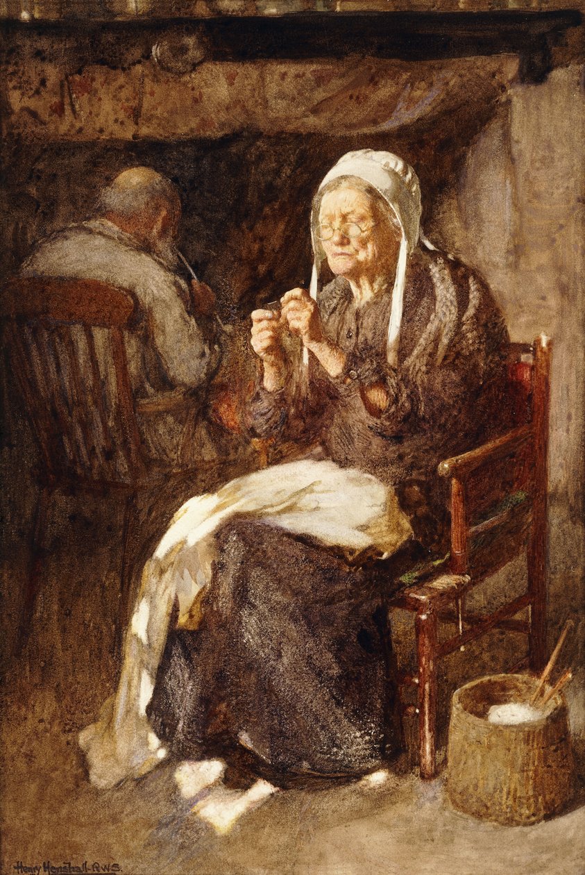 Navlékání jehly, od John Henry Henshall