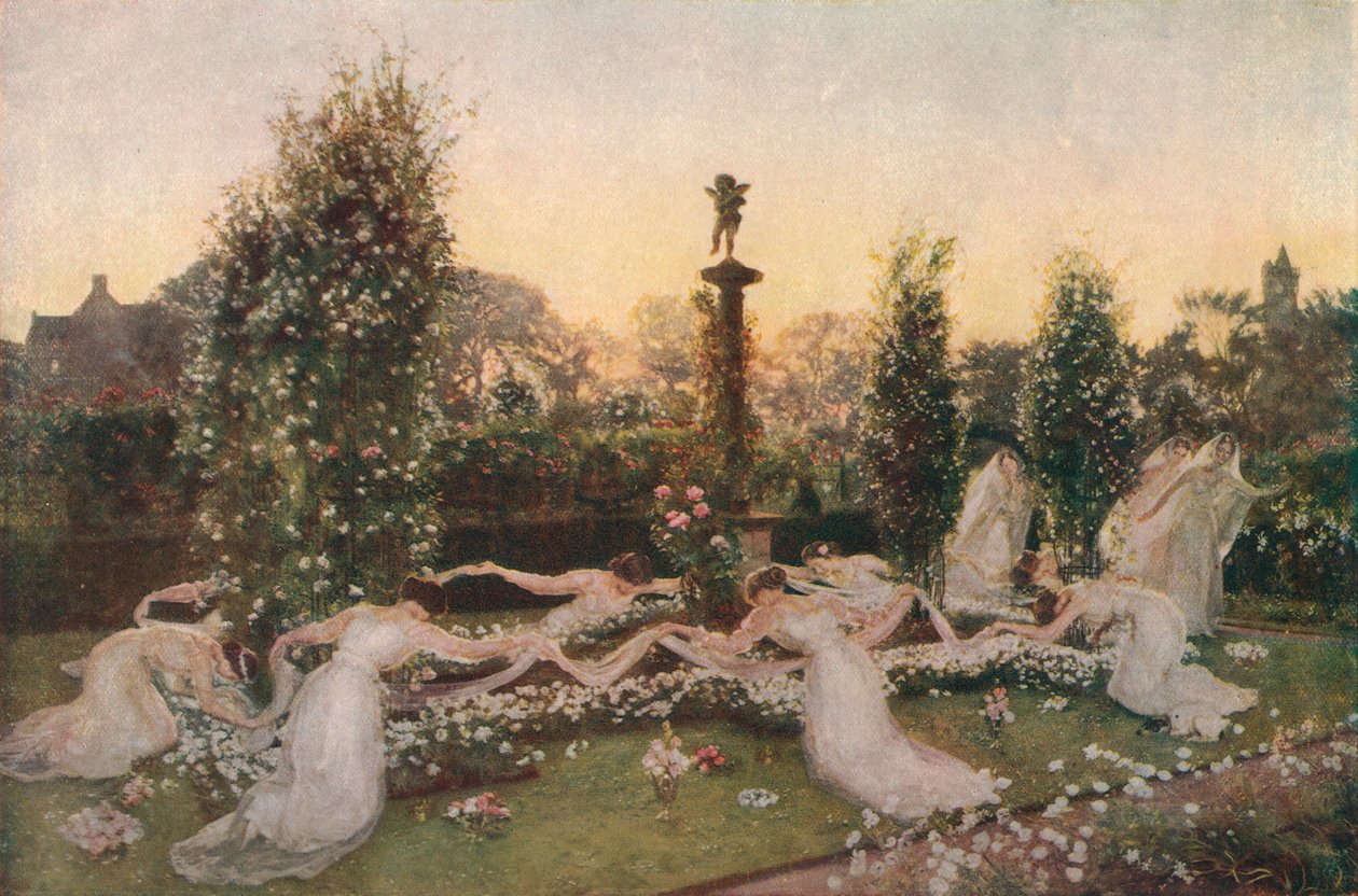 Cupids Garden, c1900, 1912 od John Henry Lorimer