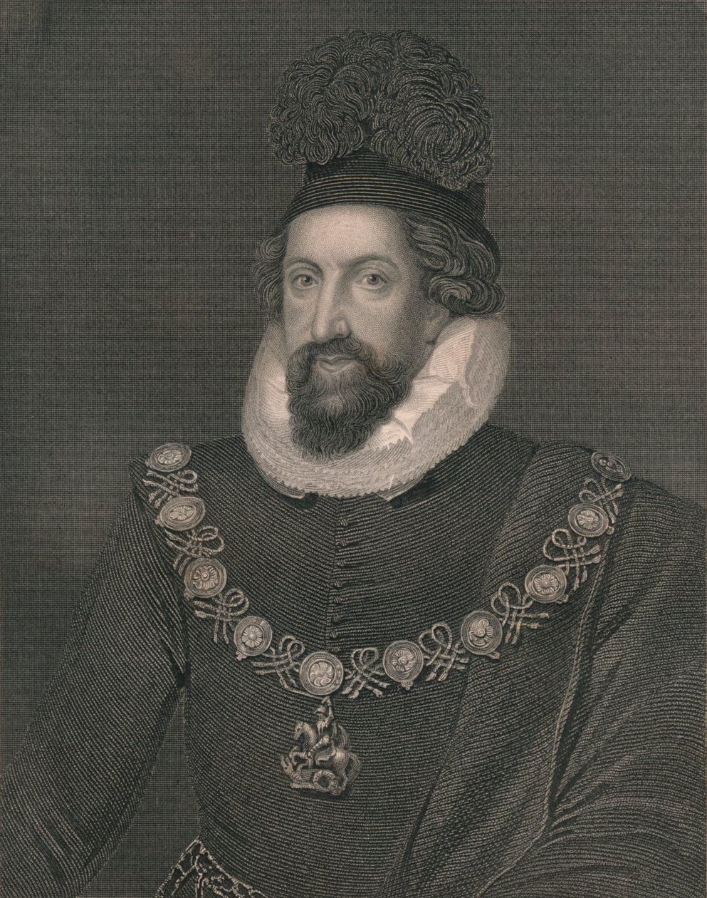 Thomas Howard, hrabě ze Suffolku, c1600, počátek poloviny 19. století. od John Henry Robinson