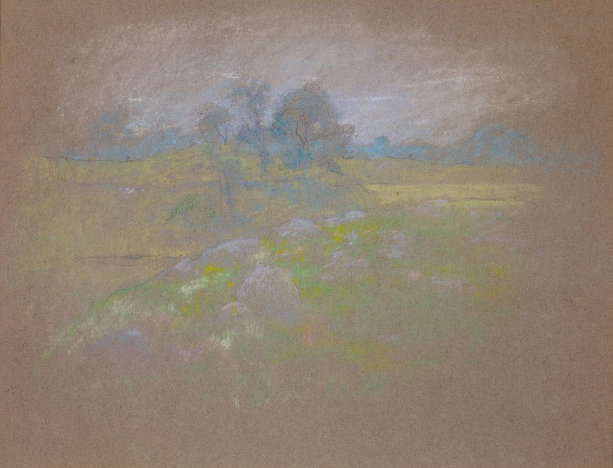 Kaštany od John Henry Twachtman