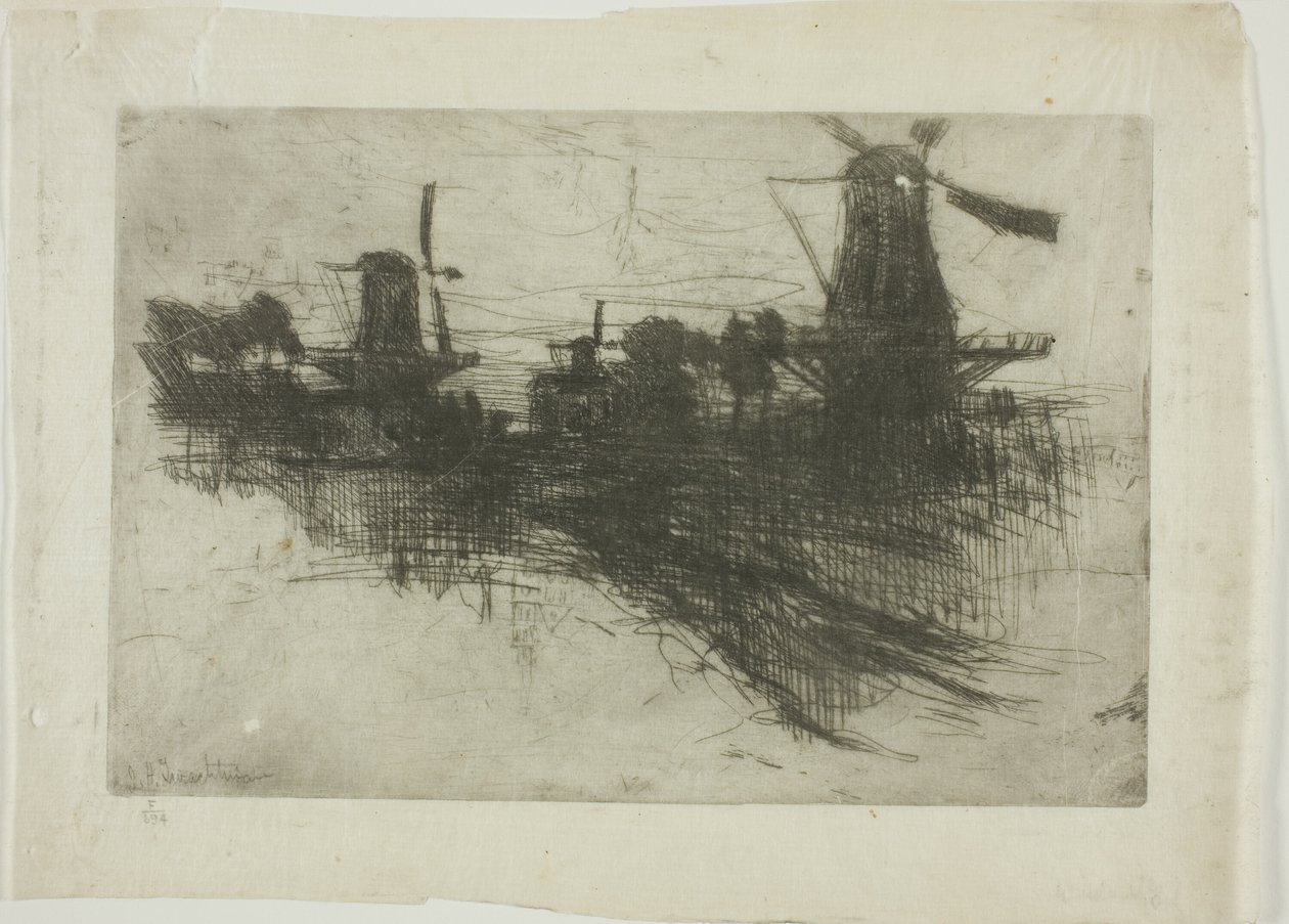Večer od John Henry Twachtman
