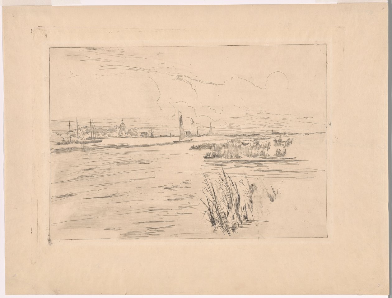 Holland Dykes od John Henry Twachtman