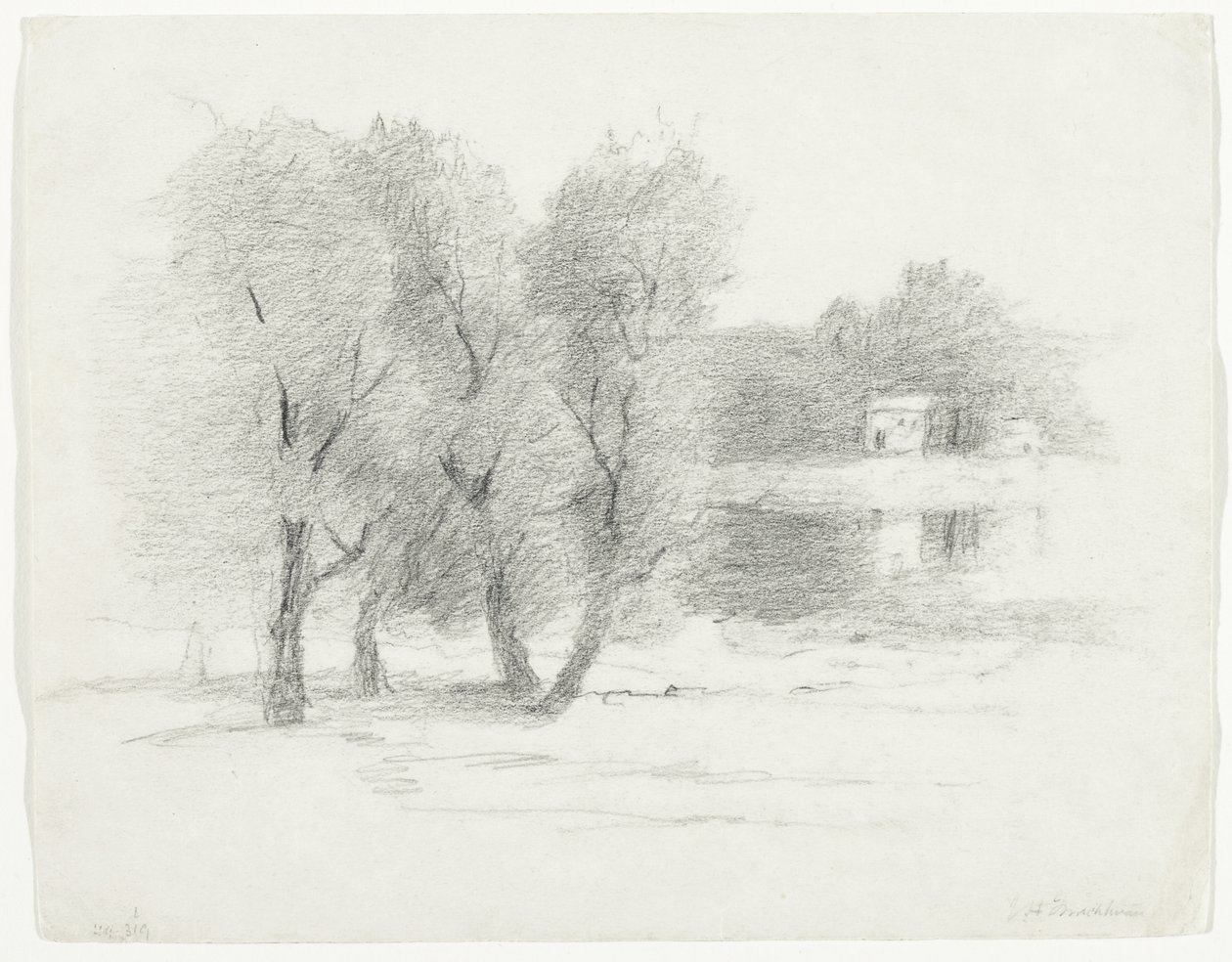 Krajina, konec 19.-začátek 20. století od John Henry Twachtman