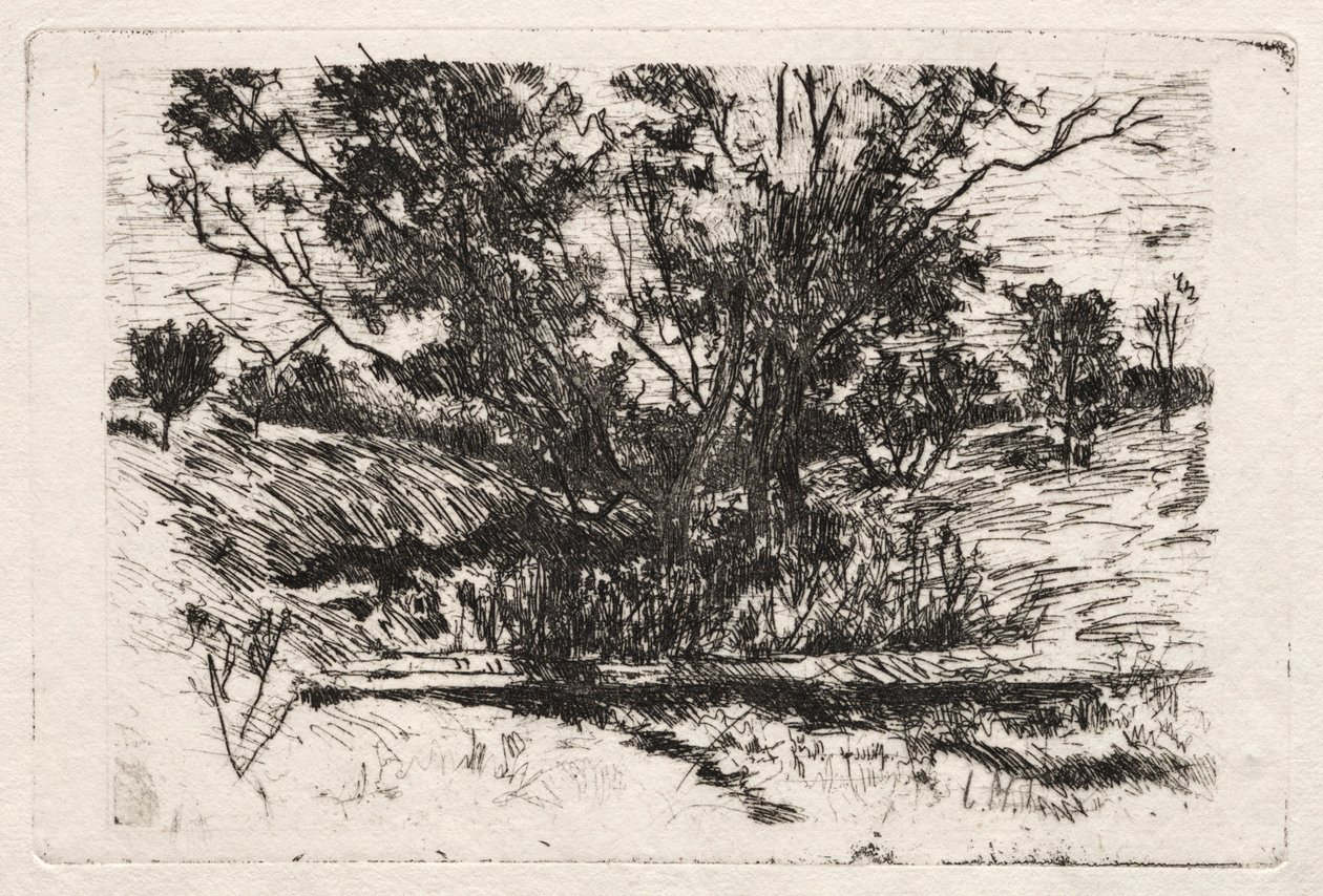 Krajina poblíž Cincinnati od John Henry Twachtman