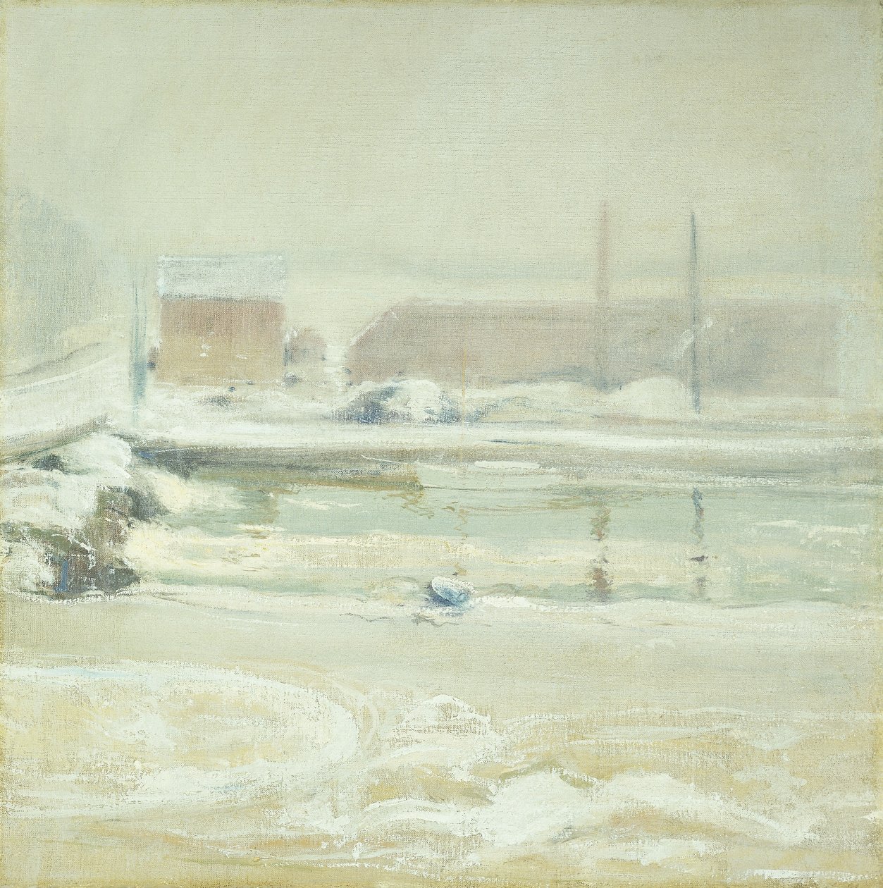 River Scene v Cos Cob, od John Henry Twachtman