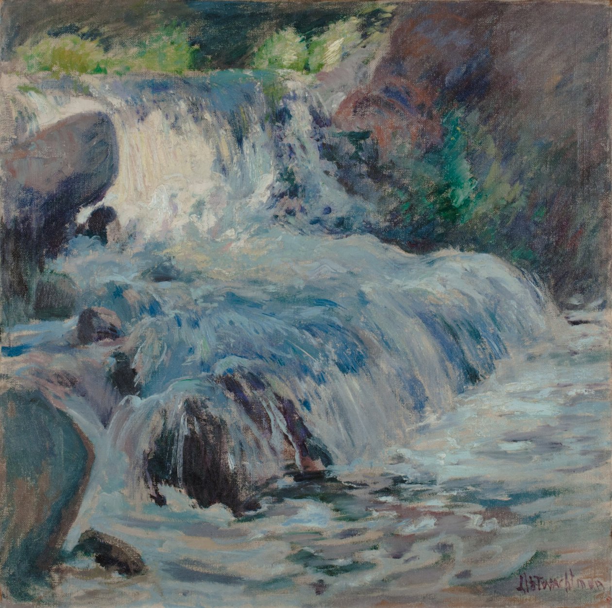 Vodopád od John Henry Twachtman