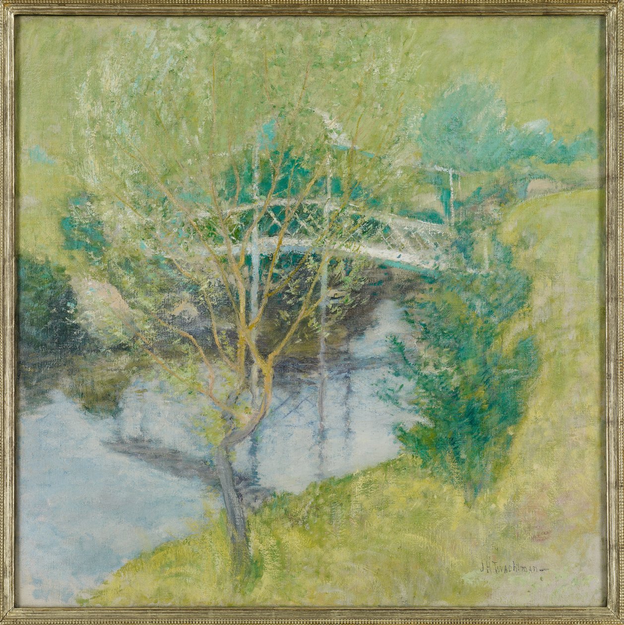 Bílý most, kolem roku 1895 od John Henry Twachtman