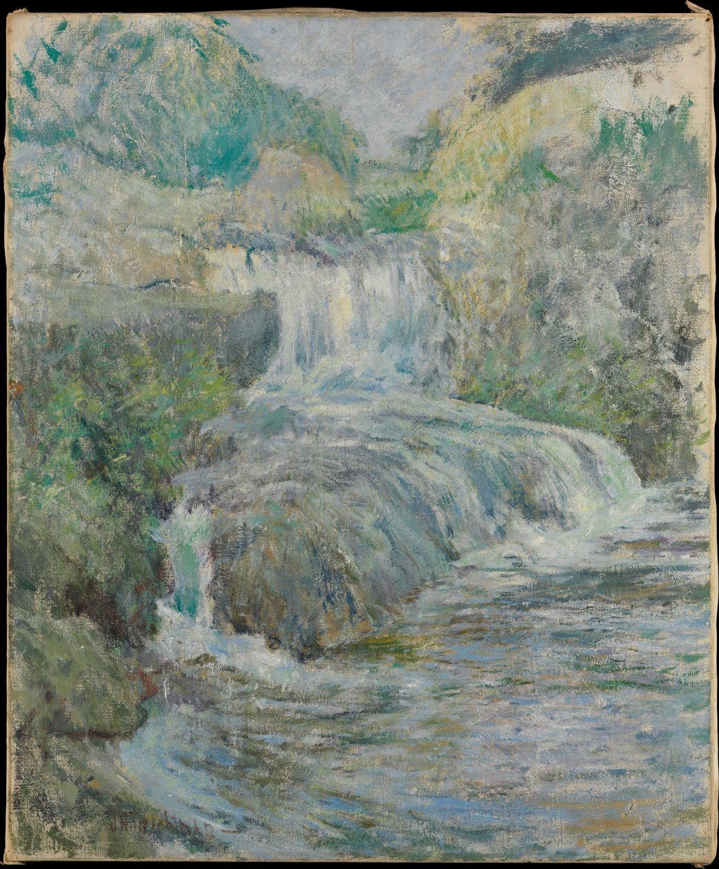 Vodopád od John Henry Twachtman