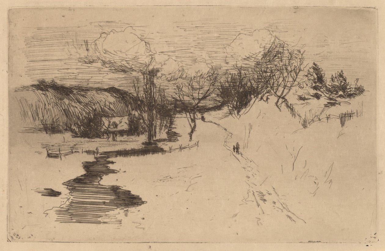 Zima, Avondale od John Henry Twachtman
