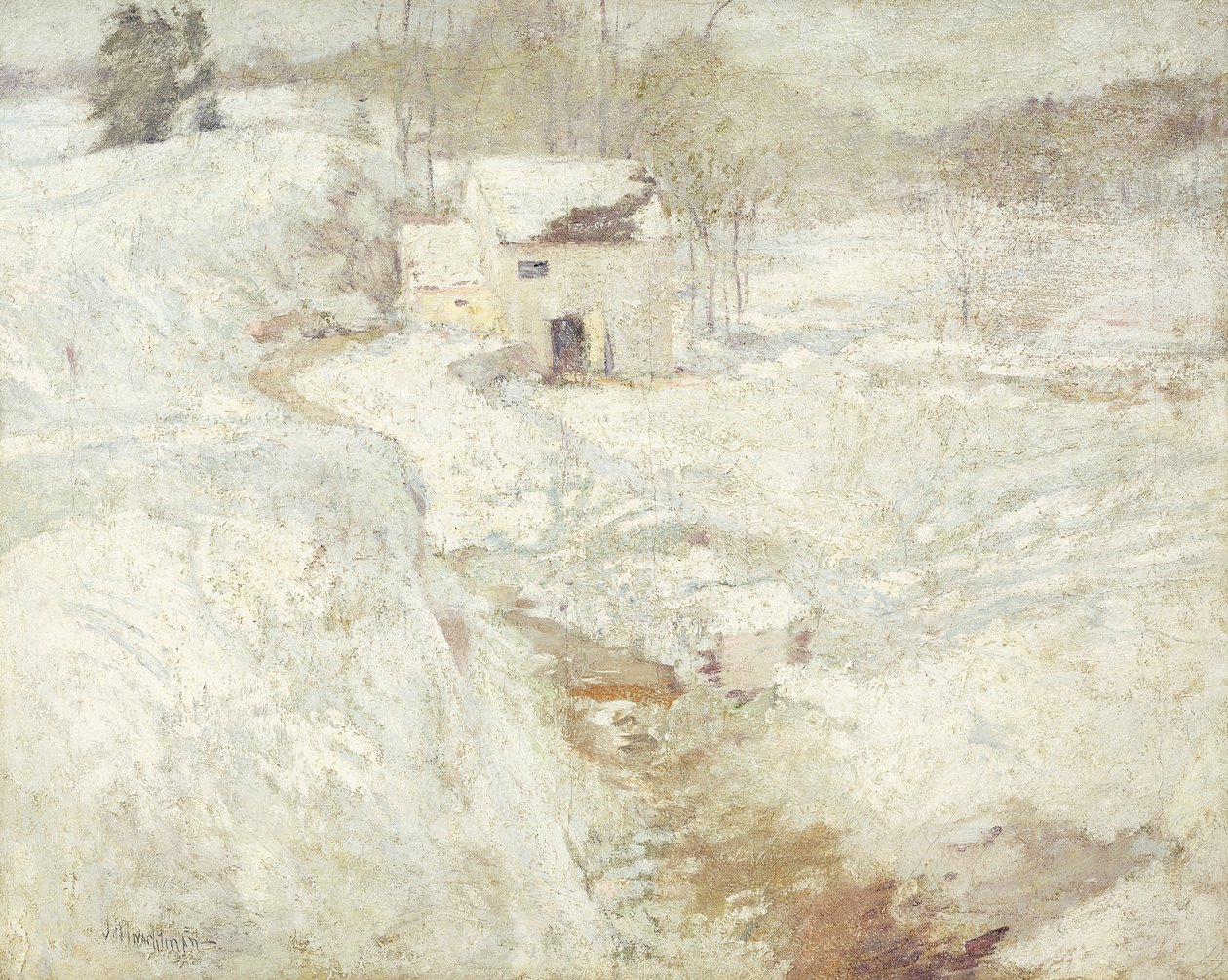 Zimní krajina, 90. léta 19. století od John Henry Twachtman