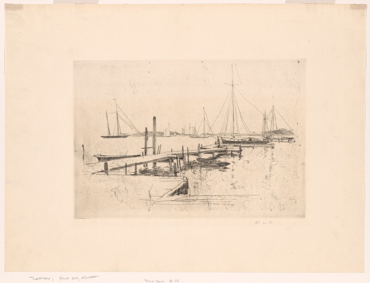 Jachta Dock od John Henry Twachtman
