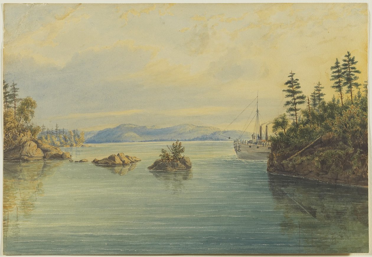 Na tisících ostrovech, cca 1865 (wc na papíře) od John Herbert Caddy