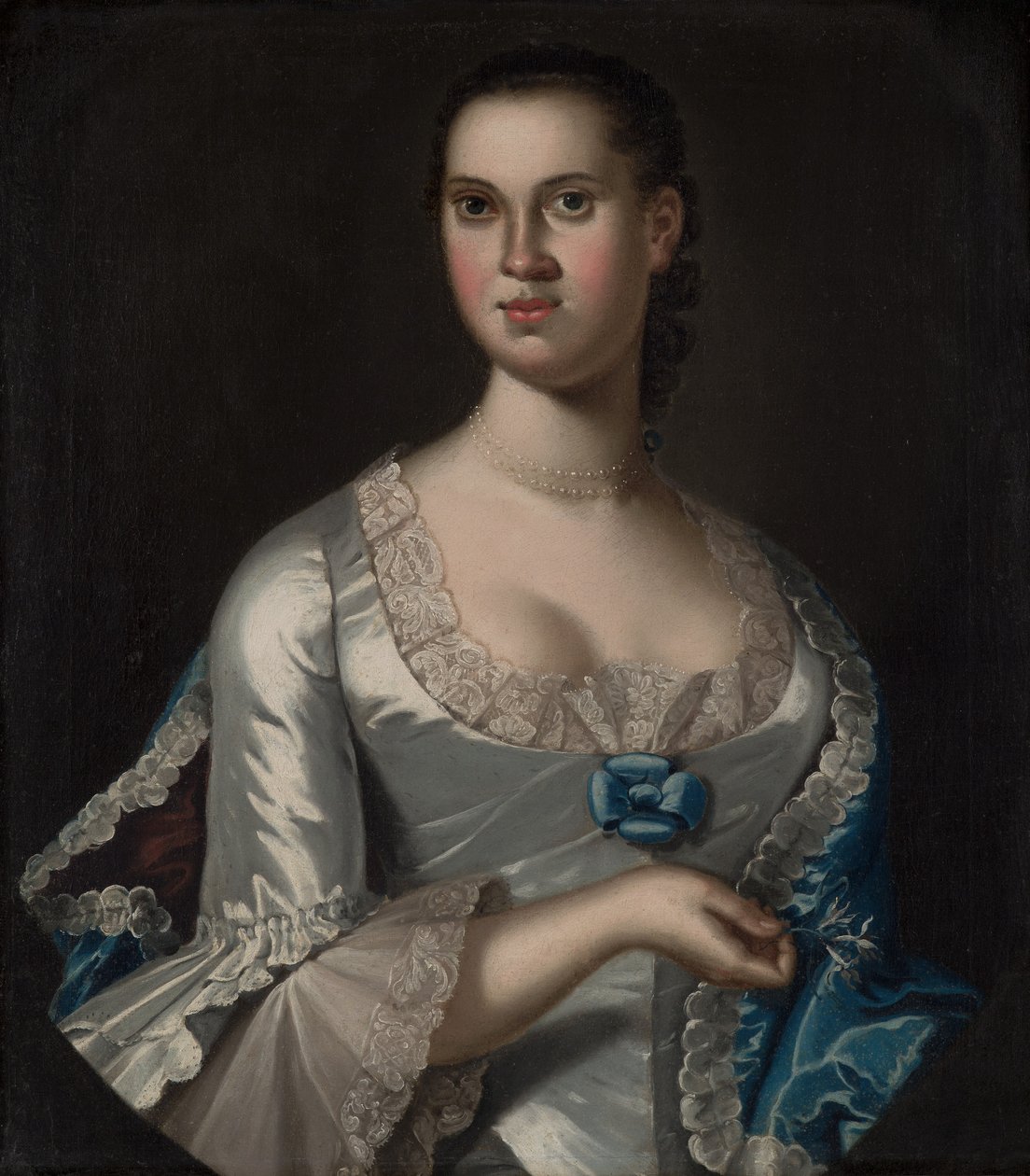 Paní Elizabeth Smith (rozená Elizabeth Chew), 1762 od John Hesselius