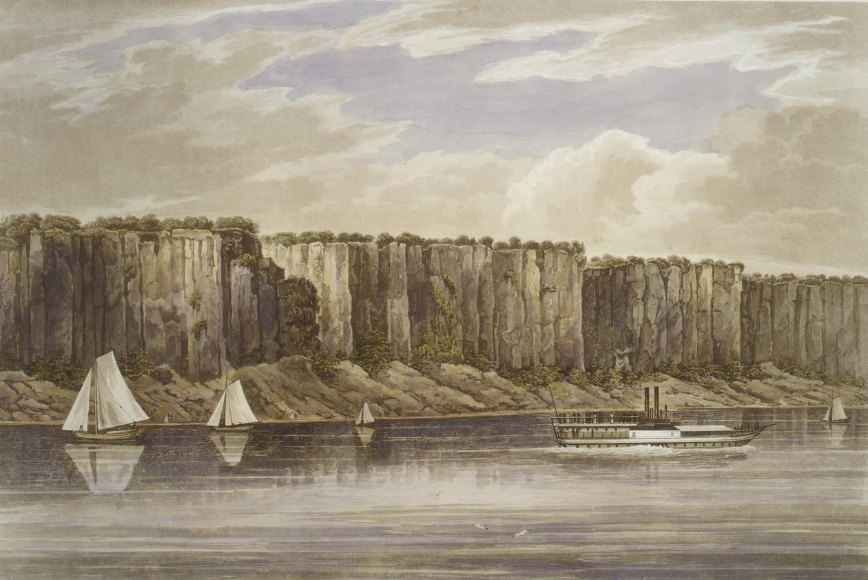 Palisády č. 19, Hudson River Portfolio, 1823-24. od John Hill