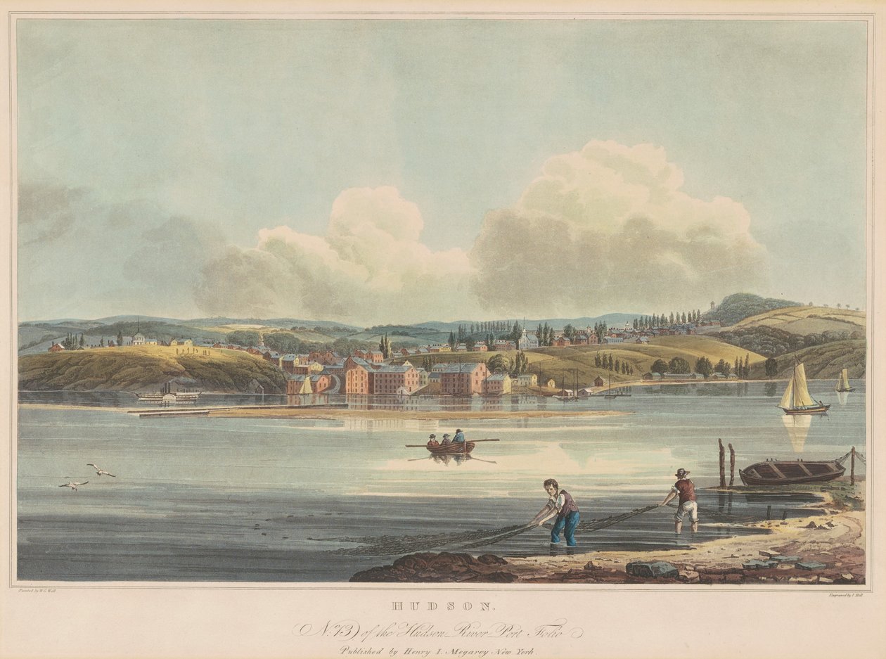 Hudson od John Hill, after William Guy Wall