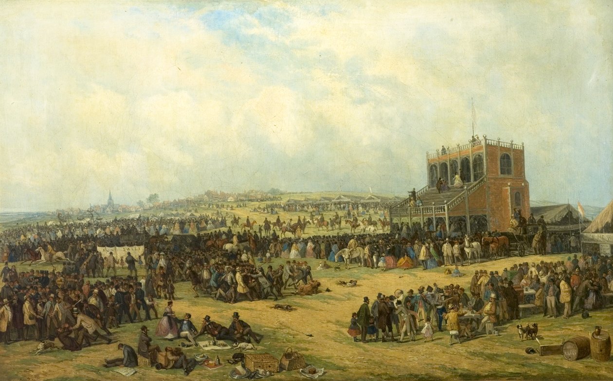 Před závodem (Nottingham Races), 1865 od John Holland