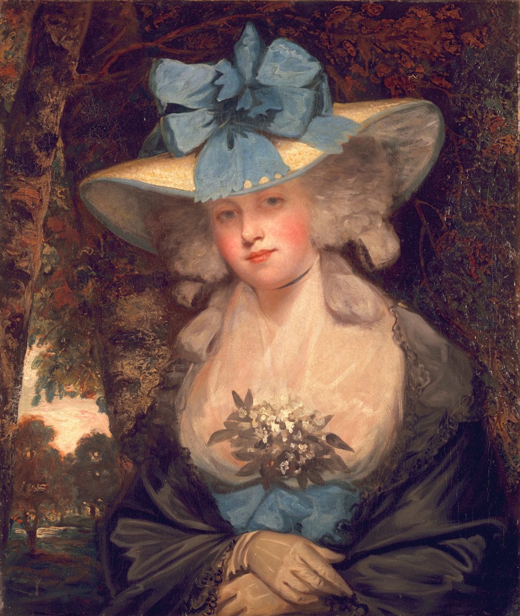Isabella Seymour Conway, vikomtesa Beauchamp, později markýza z Hertfordu, kolem roku 1789 od John Hoppner