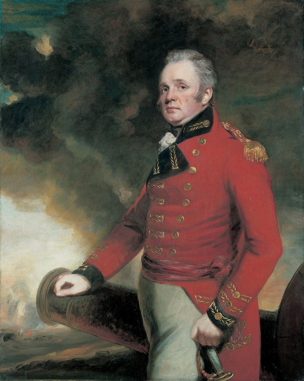 Generálporučík Sir Thomas Maitland cca 1812 (olej na plátně) od John Hoppner