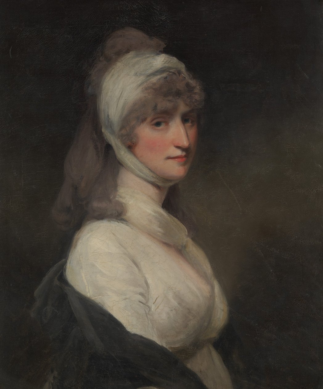 Paní Thomas Pechell Charlotte Clavering, zemřela 1841, 1799. od John Hoppner