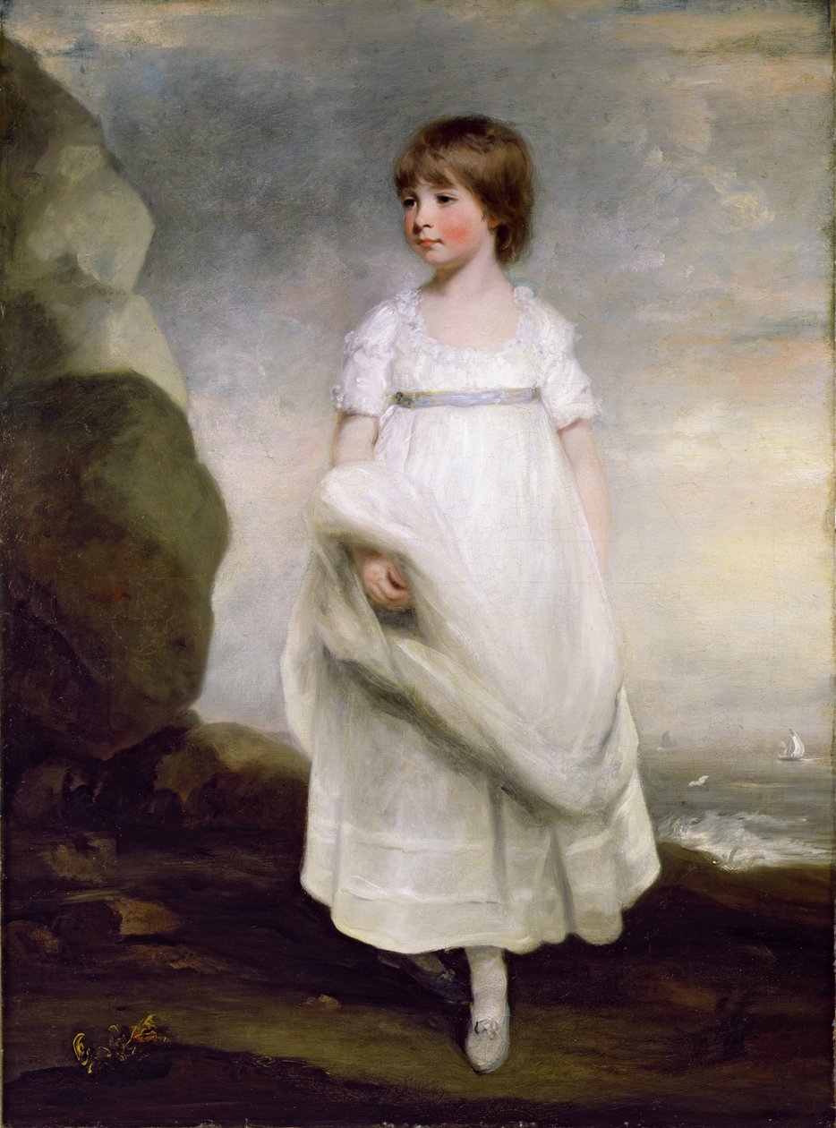 Portrét Anny Isabelly Milbankeové (1792-1860), pozdější lady Byronové, kolem roku 1800 (olej na plátně) od John Hoppner