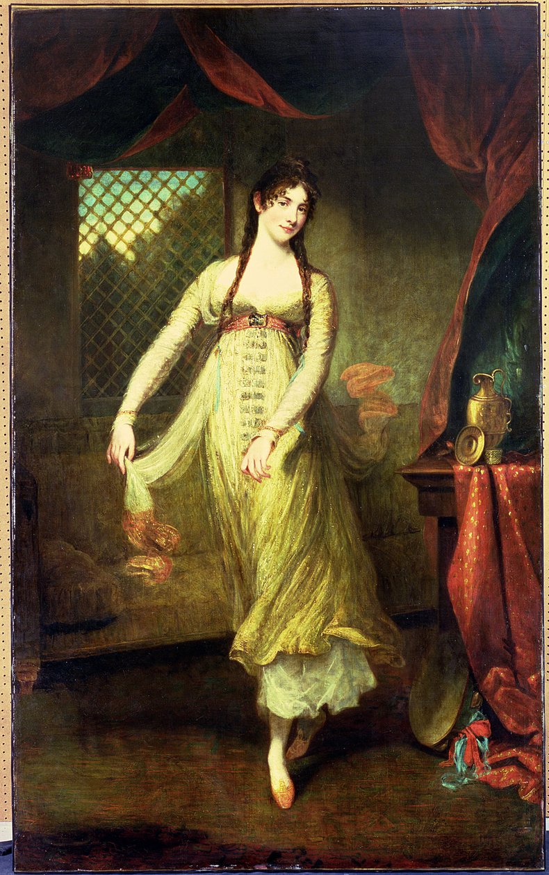 Portrét slečny Hilligsbergové od John Hoppner