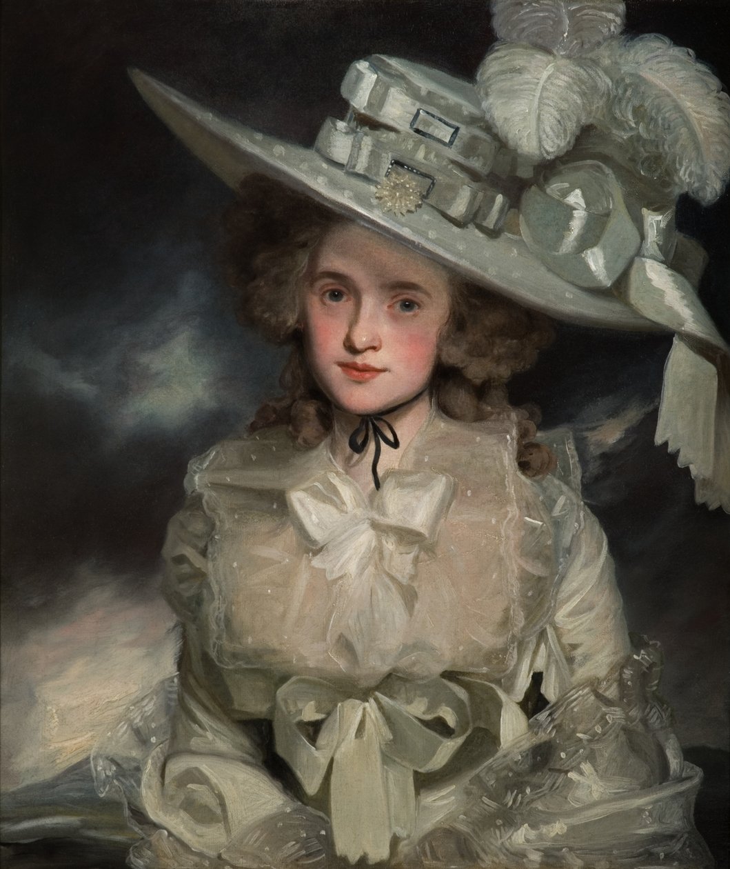 Portrét Mary Botelerové z Eastry, Kent, 1786 od John Hoppner