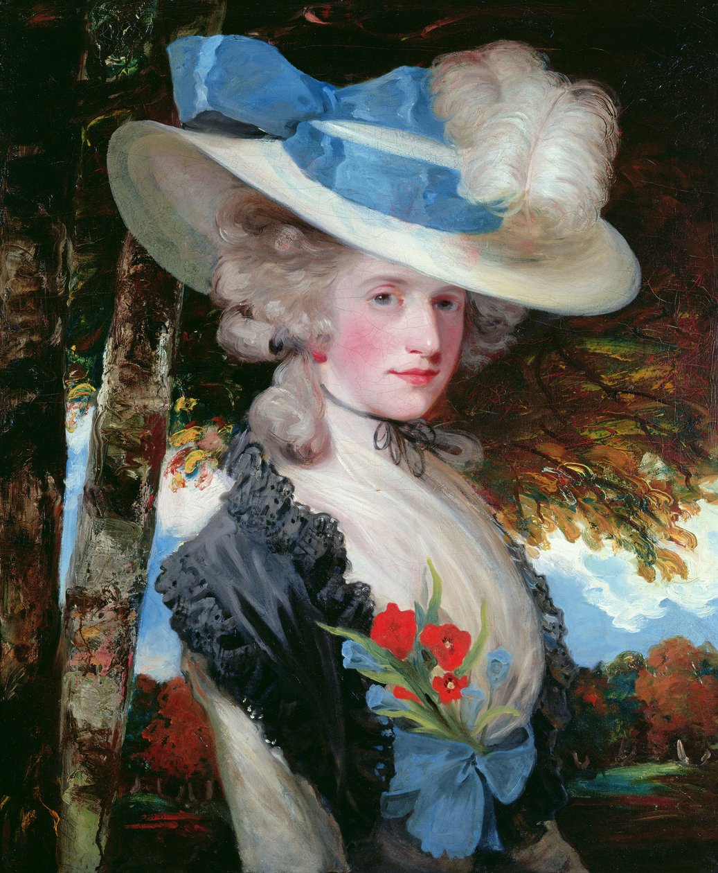 Portrét Hon. Paní Hugo Meynell (1762-1817) (olej na plátně) od John Hoppner