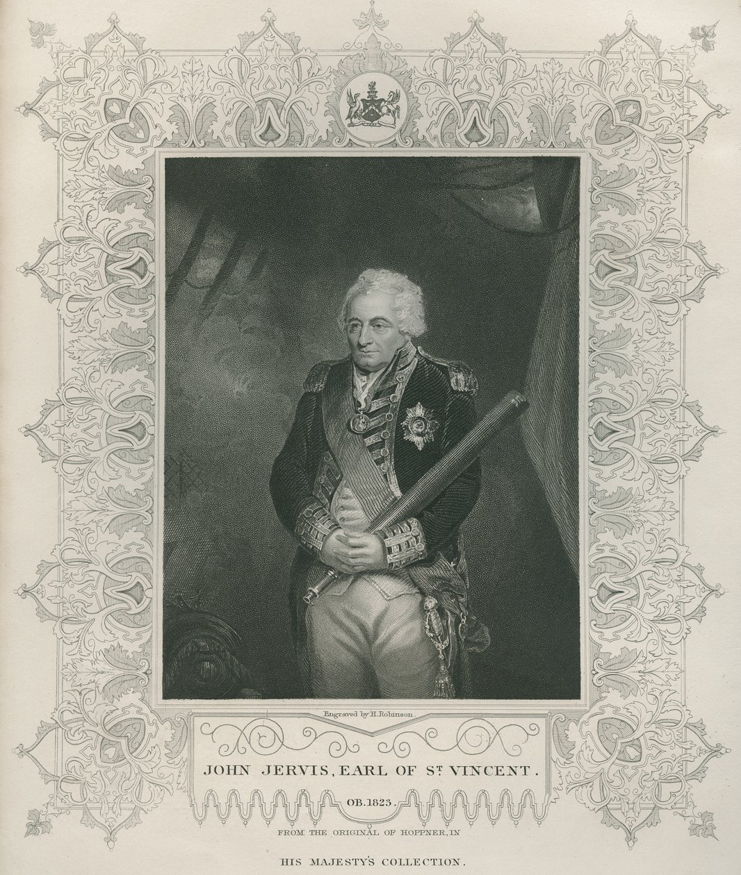 Sir John Jervis v roce 1795 od John Hoppner
