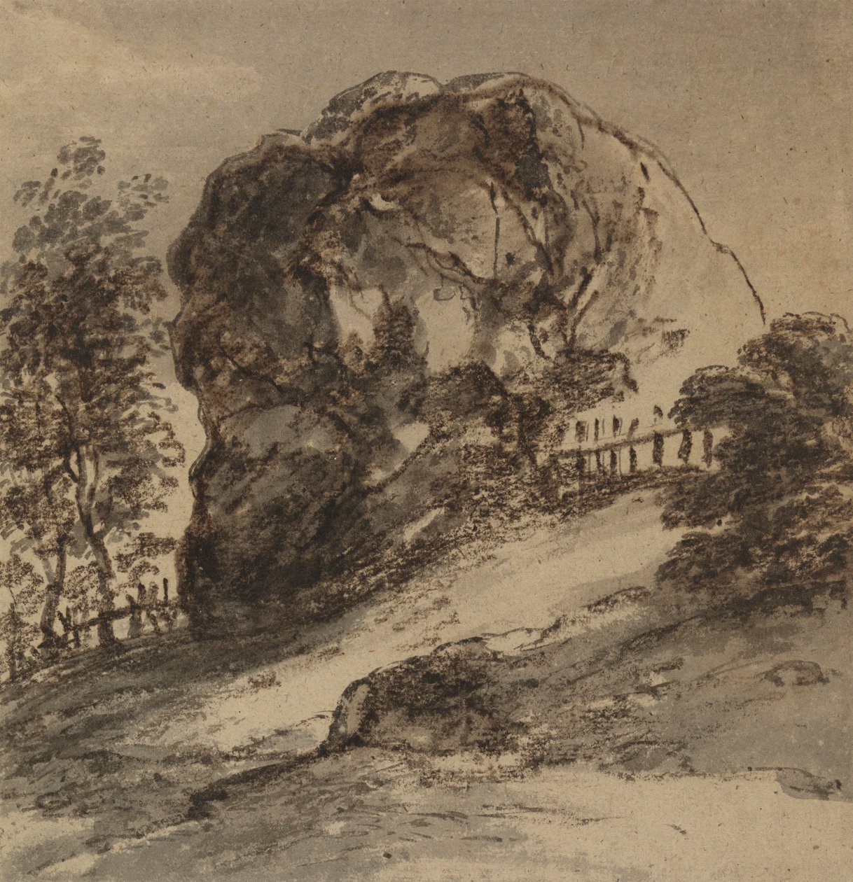 Studie masivní skály od John Hoppner