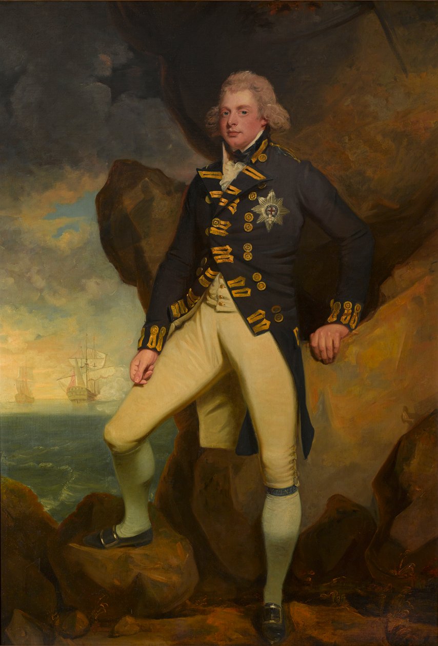 Vévoda z Clarence, později William IV (olej na plátně) od John Hoppner