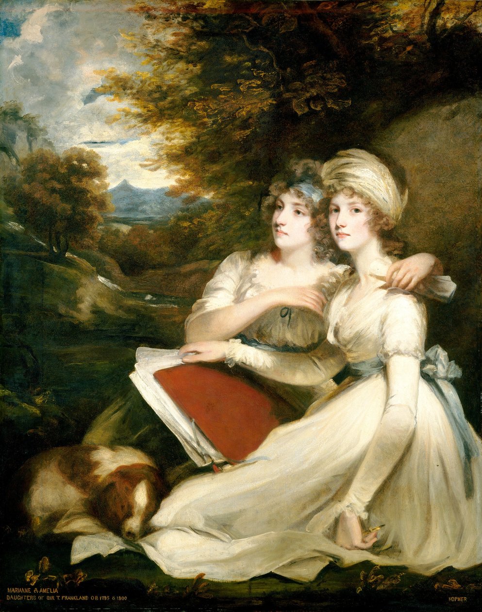 Franklandské sestry, 1795. od John Hoppner