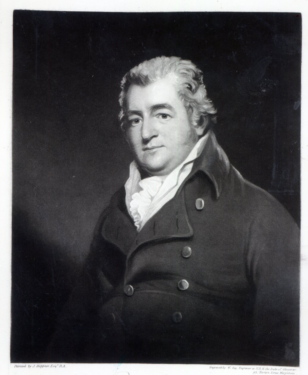 Walter Ramsden Fawkes, rytý William Say (mezzotinta) od John Hoppner