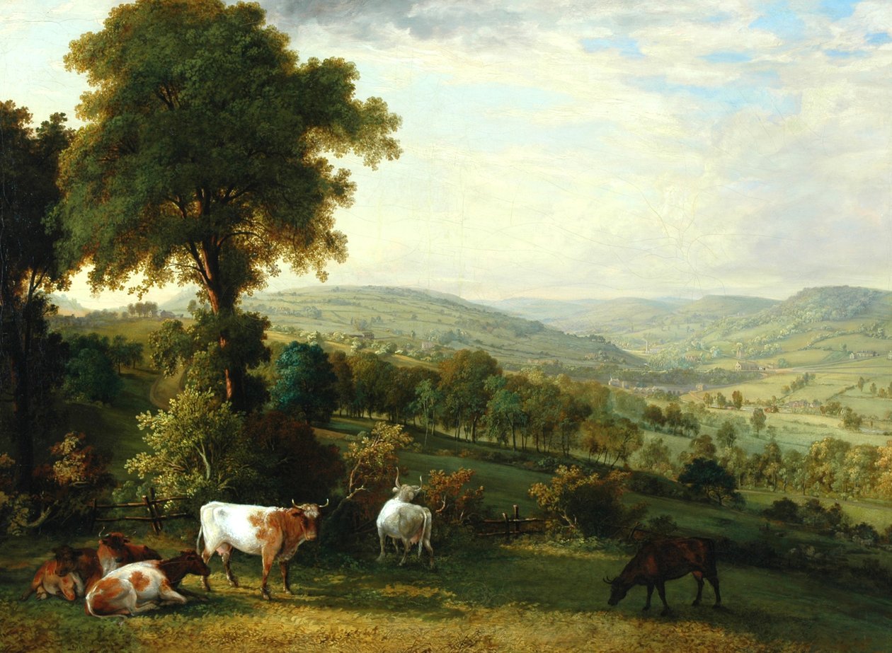Pohled na údolí Shibden od John Horner
